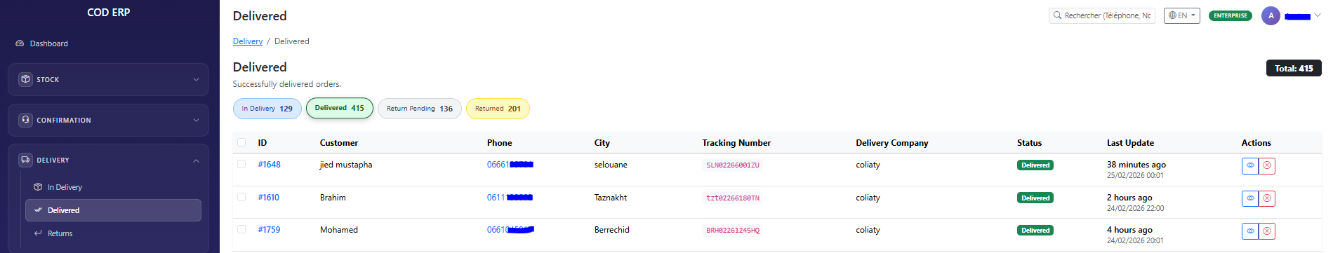 Purchase Orders and Receiving