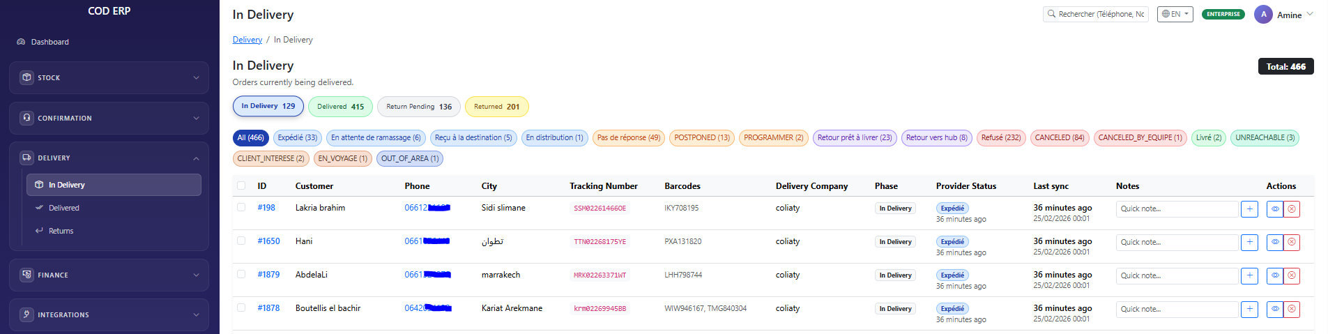 Returns Processing Workflow